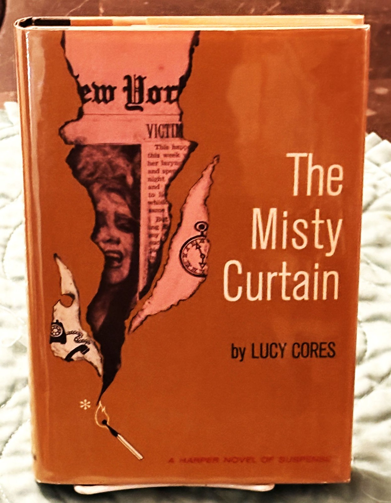 Lucy Cores / THE MISTY CURTAIN 1st Edition 1964