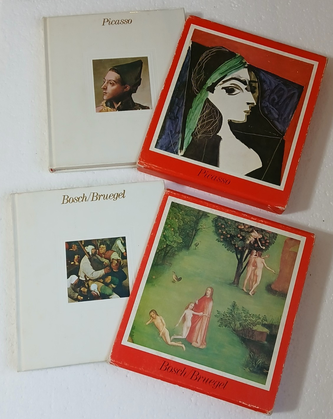 (2) Vtg Picasso Masters of Art Series by Harcourt Brace Jovanovich With Sleeves
