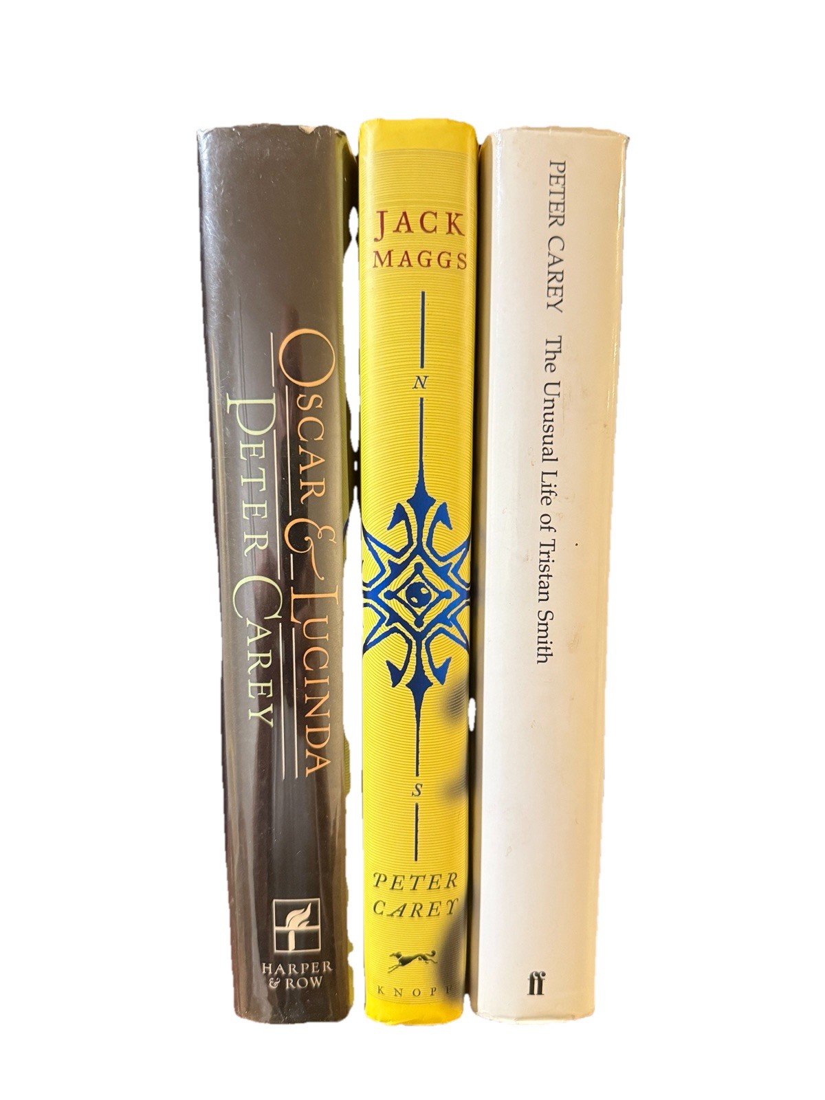 Peter Carey SIGNED 1st Edition Lot: Jack Maggs, Oscar and Lucinda, Tristan Smith