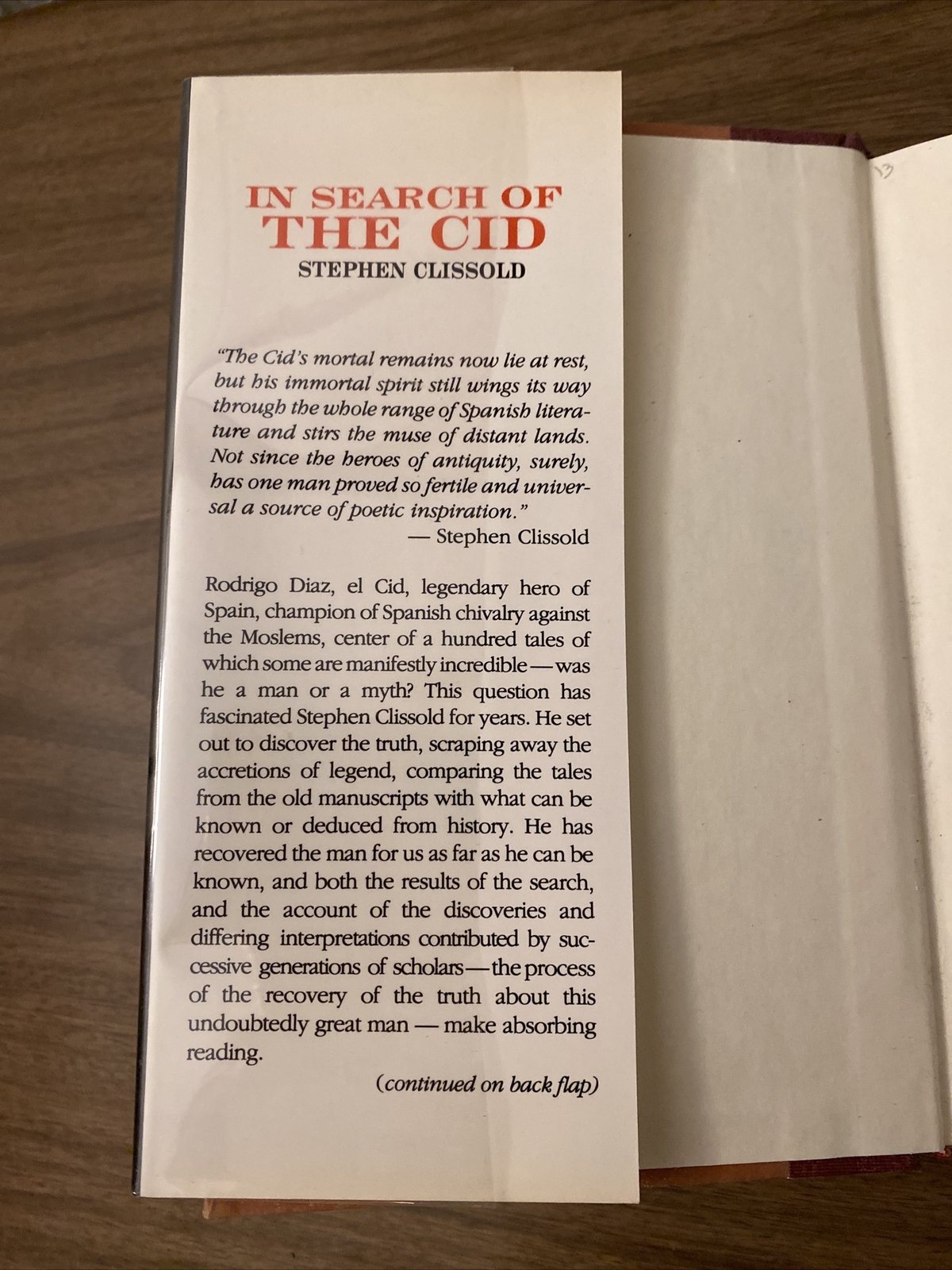 In Search Of The CID HC DJ by Stephen Clissold 1994
