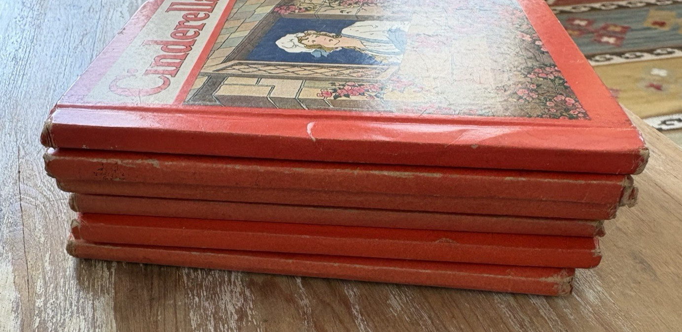 Vintage children’s story books Book Elf classics Cinderella Pied Piper ++ 1930’s