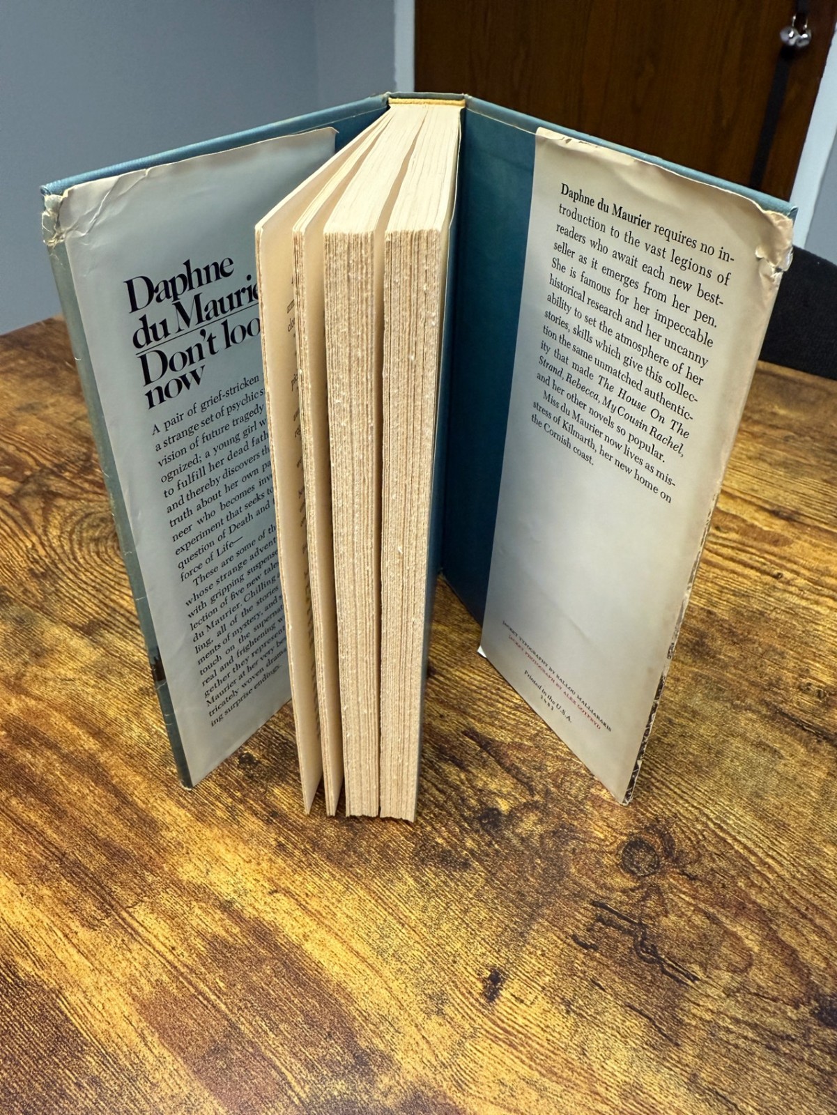 Daphne du Maurier Dont Look Now Hardcover 1971 Doubleday DJ Dust Jacket Vintage