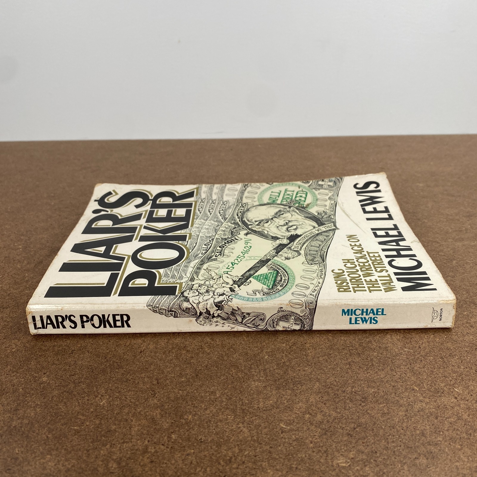 Liar’s Poker Michael Lewis Paperback Rising Through Wreckage On Wall Street 1989