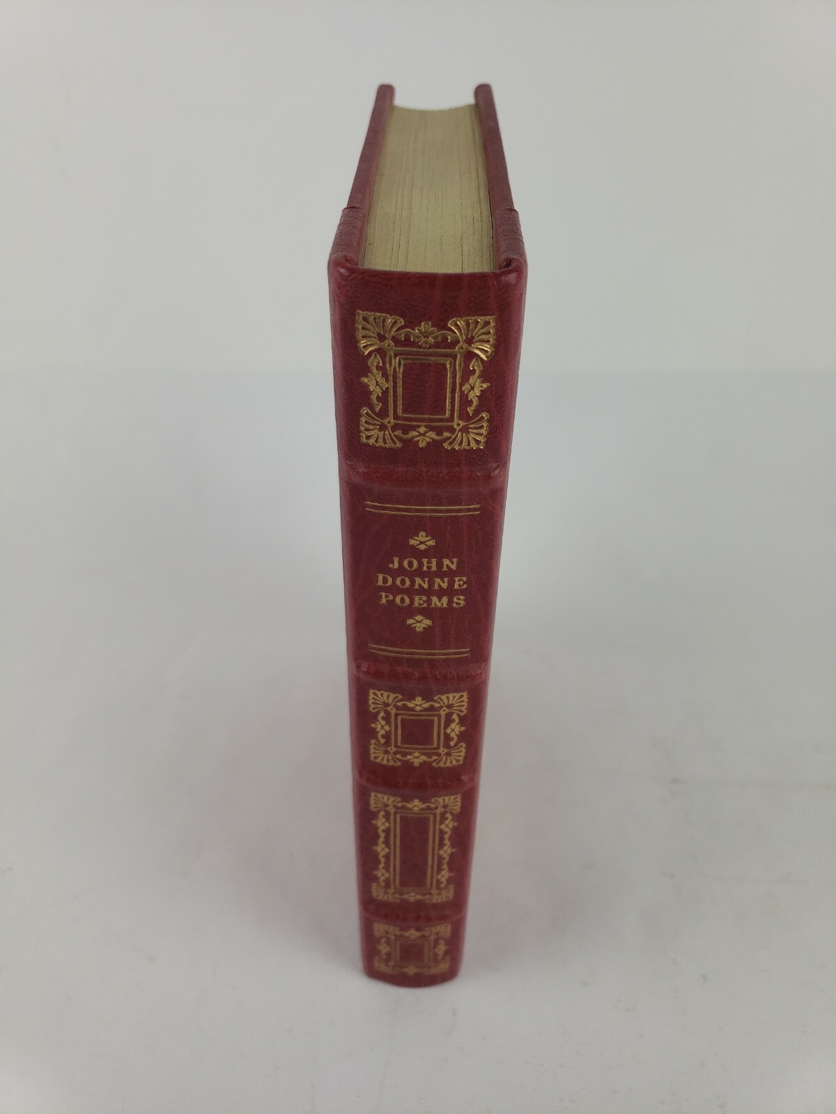 The Franklin Library, John Donne Poems, 1/4 Leather Binding 1982