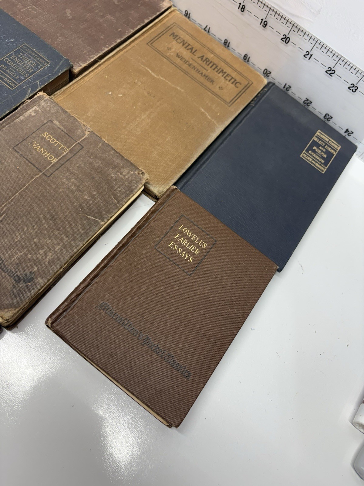 Lot of 10 Antique Hardcover Classic Books Macmillan Dickens Shakespeare 1916-25