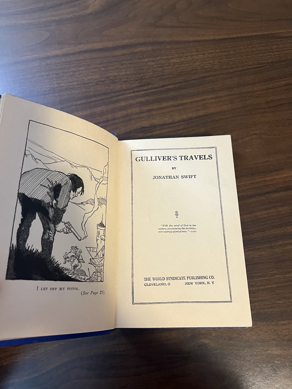 Gulliver’s Travels by Jonathan Swift Old undated edition World Syndicate Pub Vtg