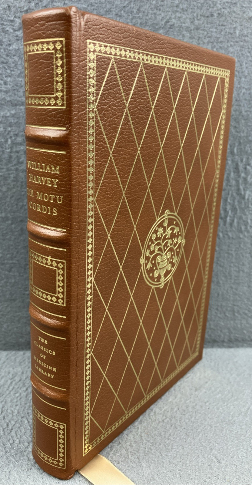William Harvey Anatomica De Motu Cordis The Classics of Medicine Library LEATHER