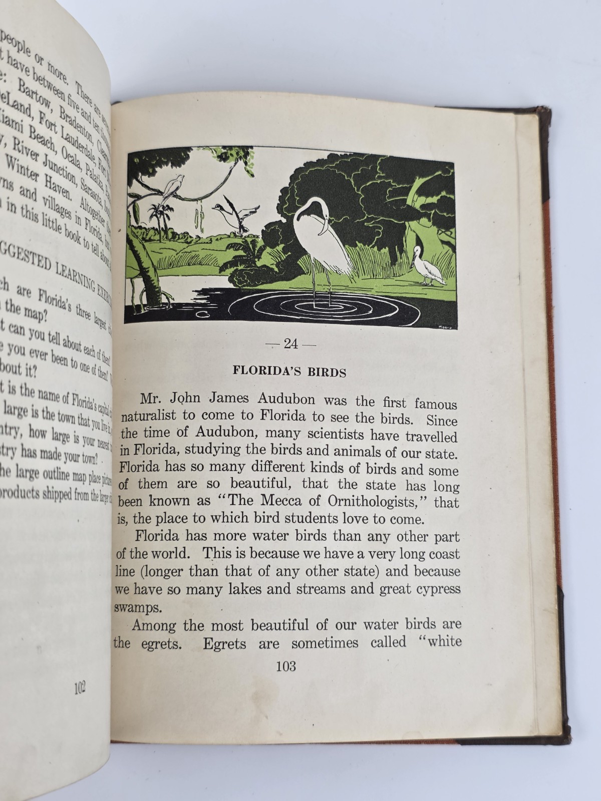 R J Longstreet Stories of Florida 1931 History Hardcover Book Illustrated