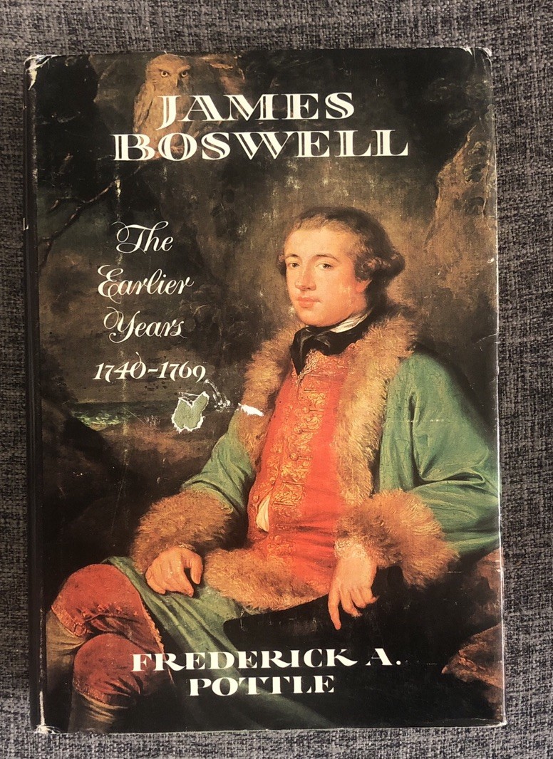 THE JOURNALS OF JAMES BOSWELL 1762-1795 Selected by Frederick A. Pottle, HC