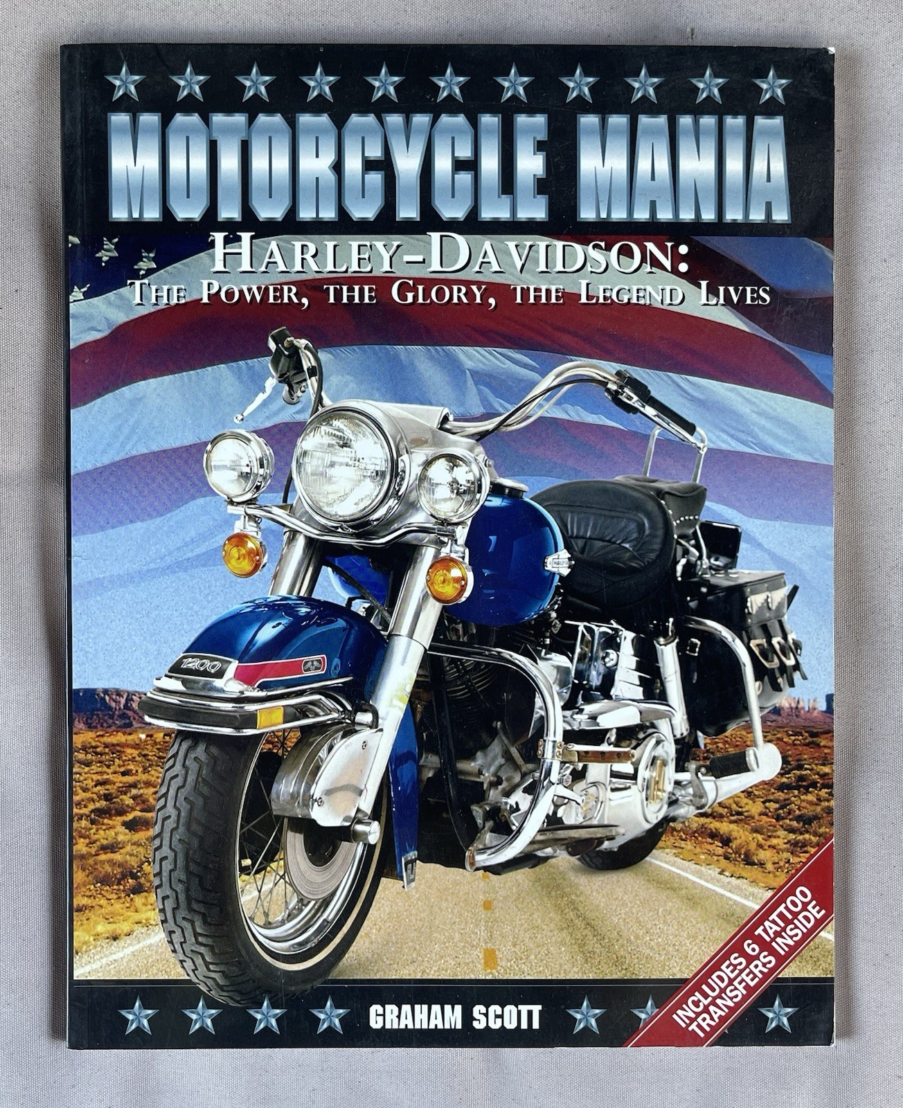 Motorcycle Mania Harley-Davidson by Graham Scott:RARE St. Martin’s Griffin Print