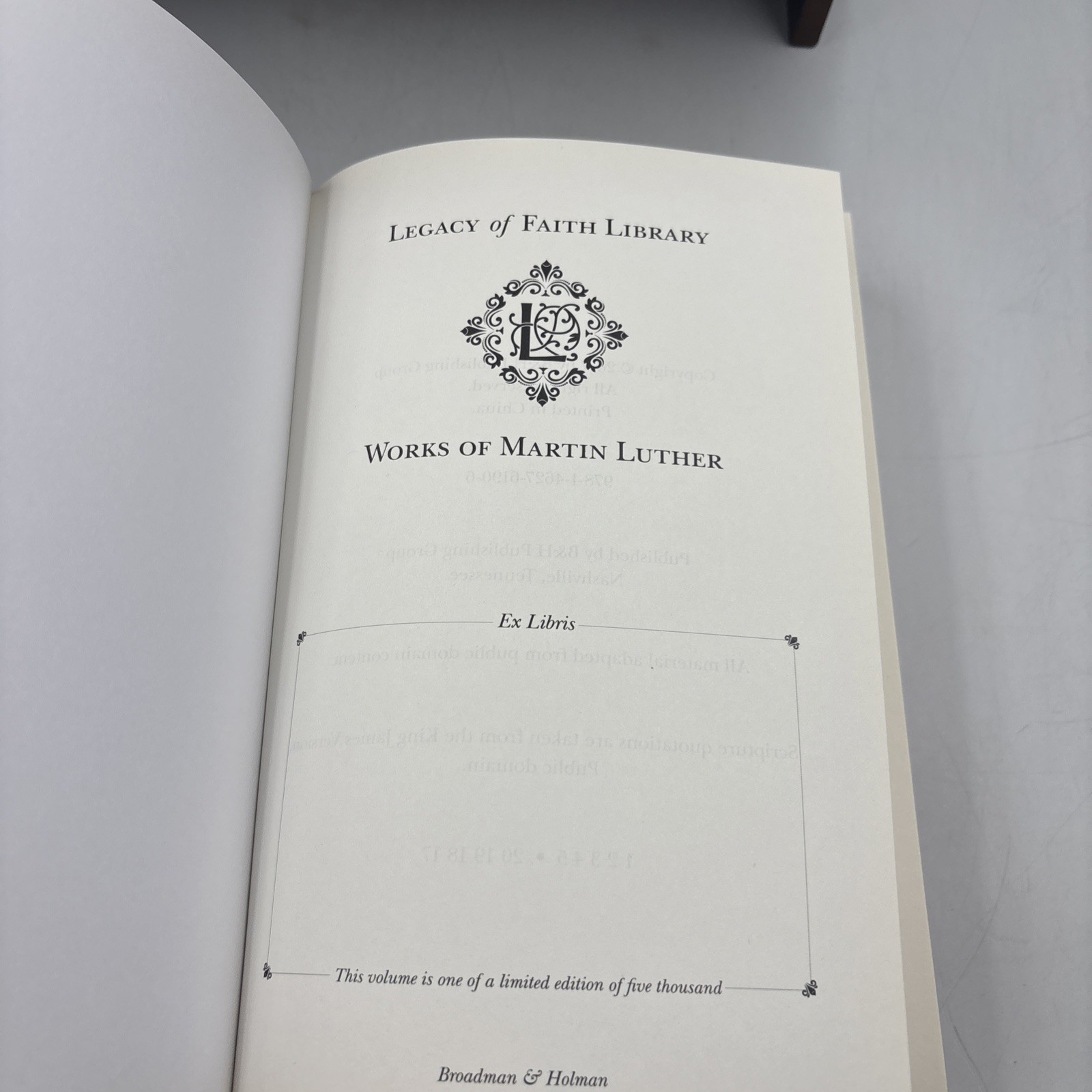 Broadman & Holman Legacy of Faith Library 8 Vols Limited Edition Leather Books