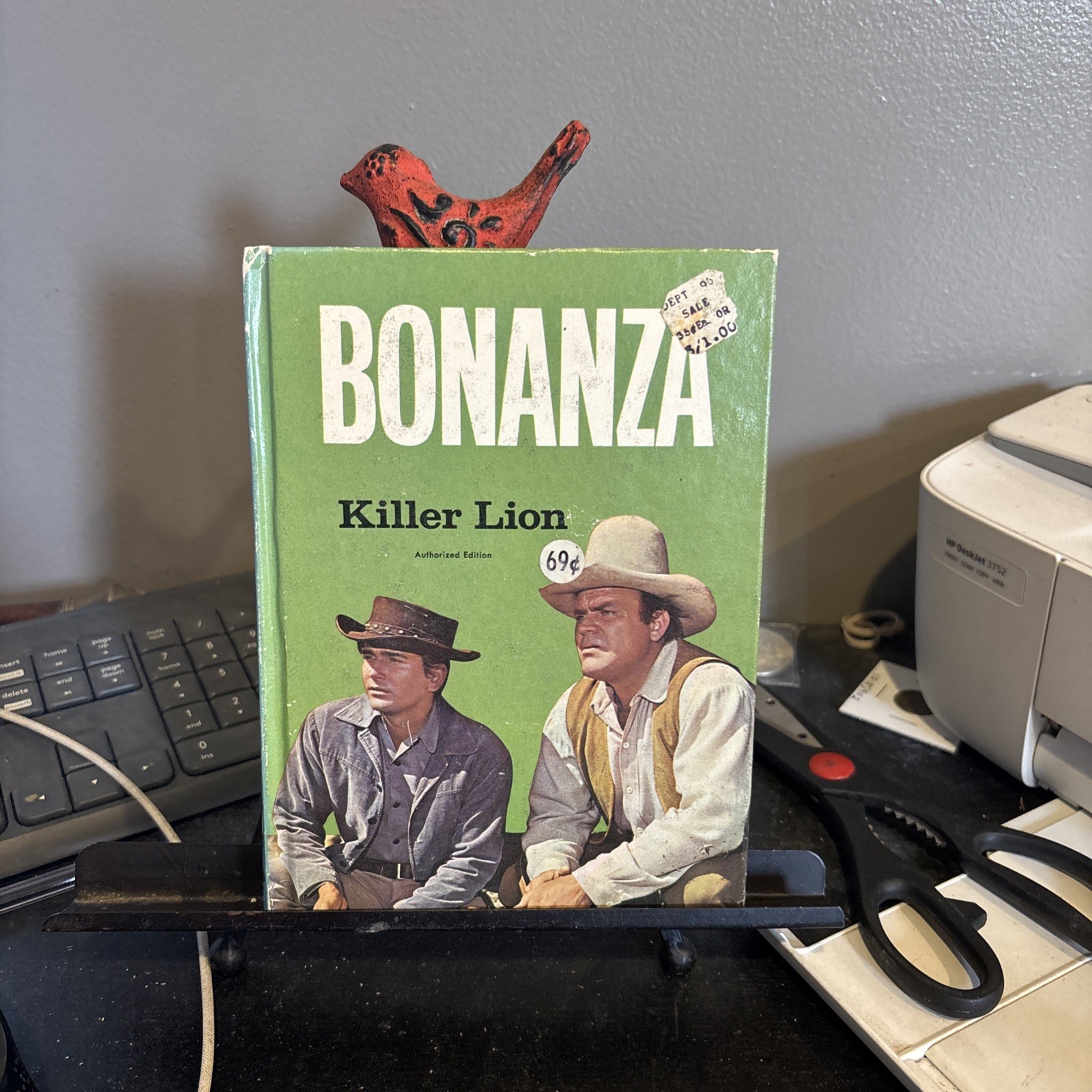 Bonanza Whitman Book Killer Lion 1966, TV, Illustrated, Whitman Publishing