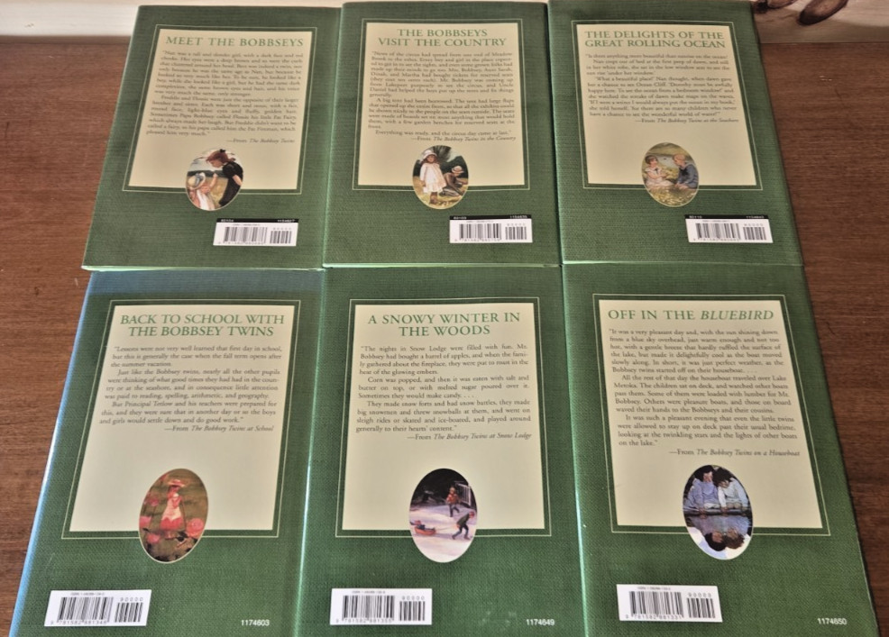 Bobbsey Twins Classic Books Lot of 6 Hardcover 2004 First 6 In The Series EUC