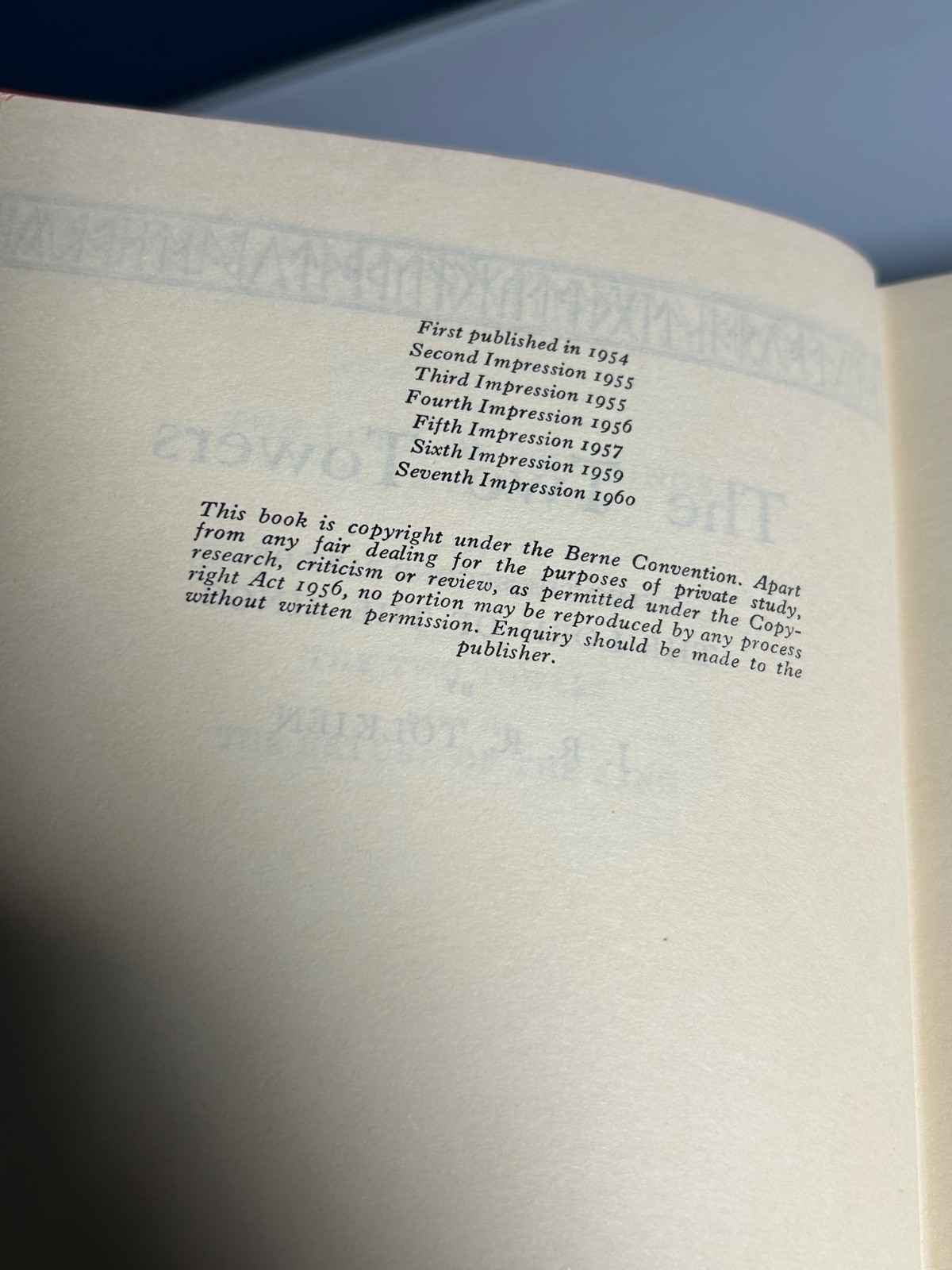Lord of the Rings by J.R.R. Tolkien, Uk First Editions, Original Dust Jackets