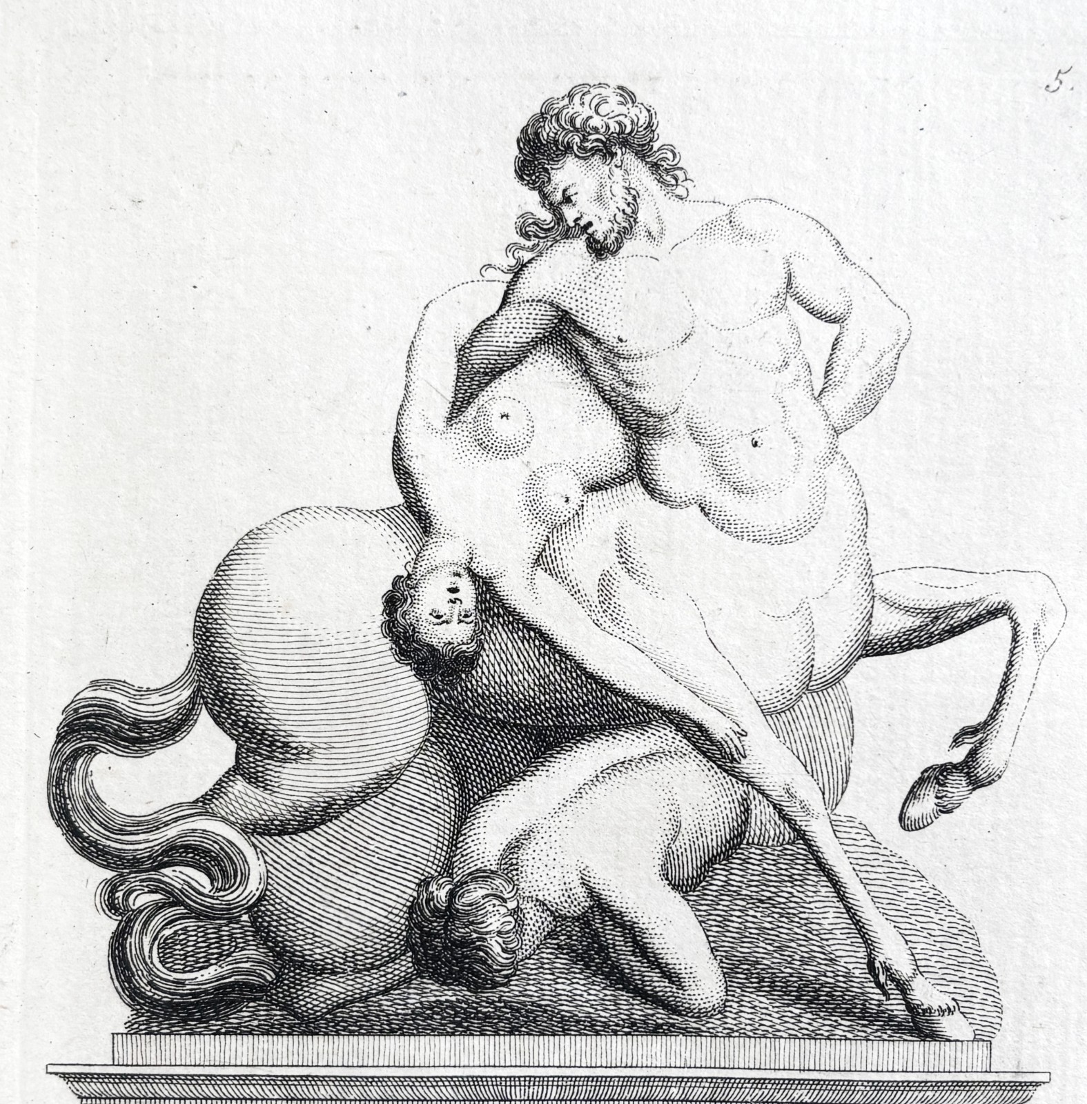 ONLY EDITION! Desseins Des Figures Colossales – 1772 – old, antique book