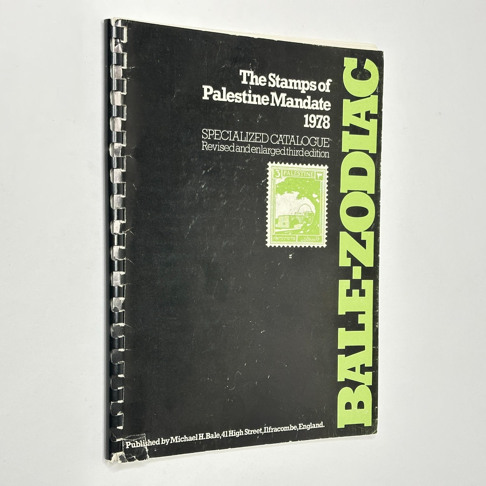 Middle East Philately “The Stamps of Palestine Mandate” Bale (1978, Comb Bound)