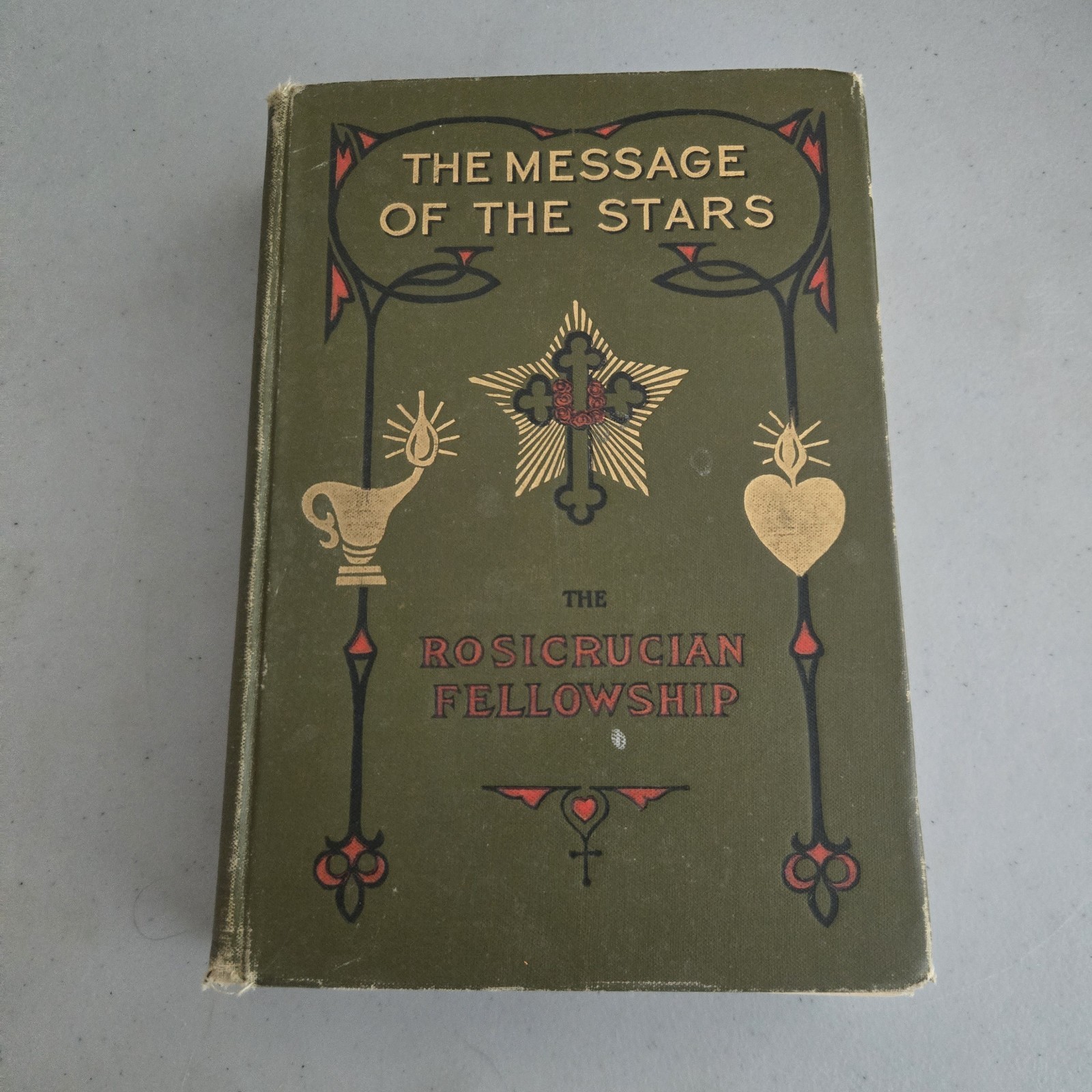 The Message of the Stars MAX HEINDEL 1927 Hardcover Astrology Occult