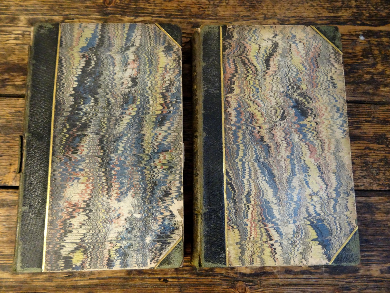 Antique 1824 Curiosities of Literature 2nd Series Volumes 1 & 2 D’Israeli