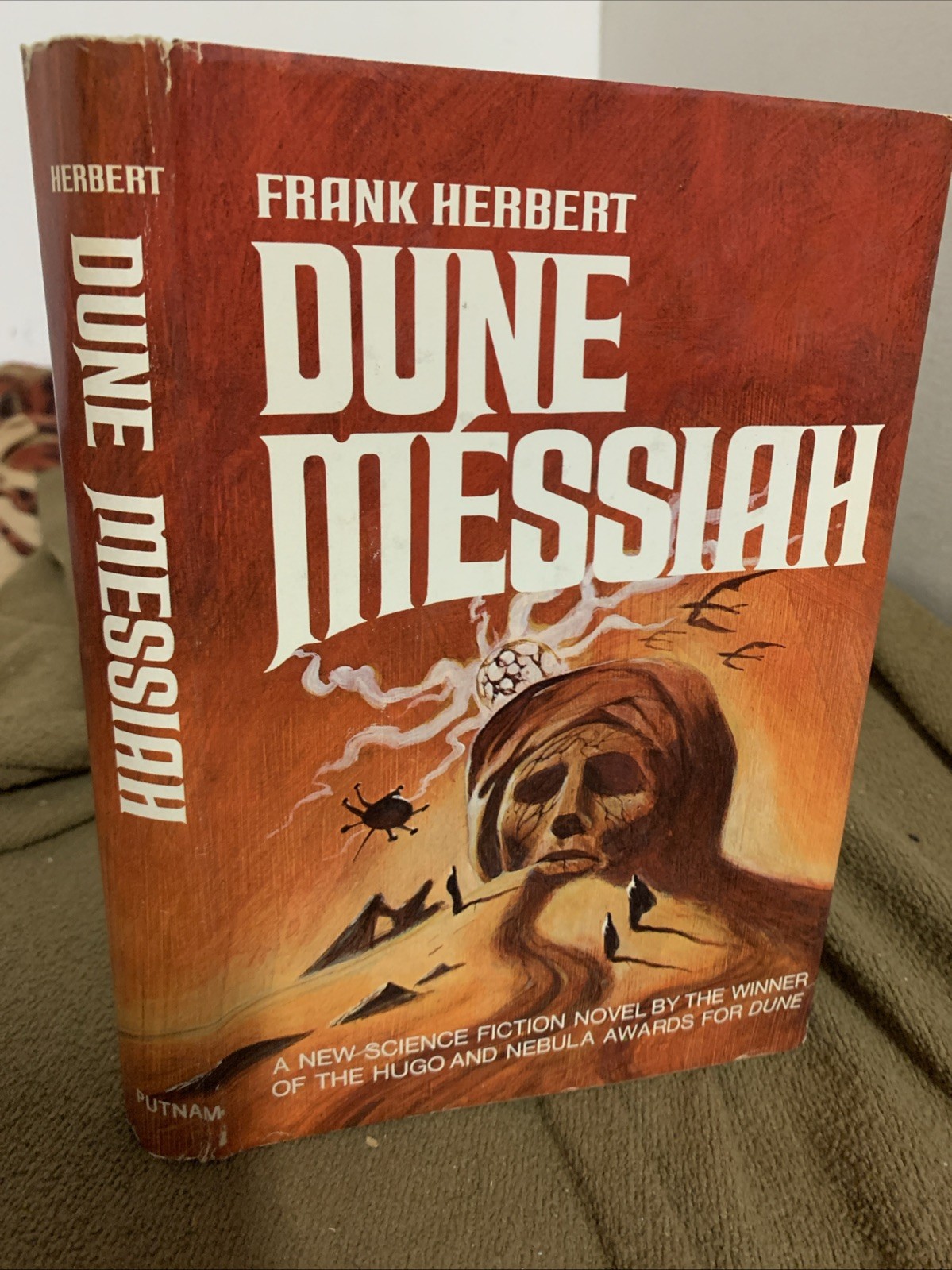 Dune Messiah True 1st Edition 1st Printing Tan Boards Frank Herbert Very Good