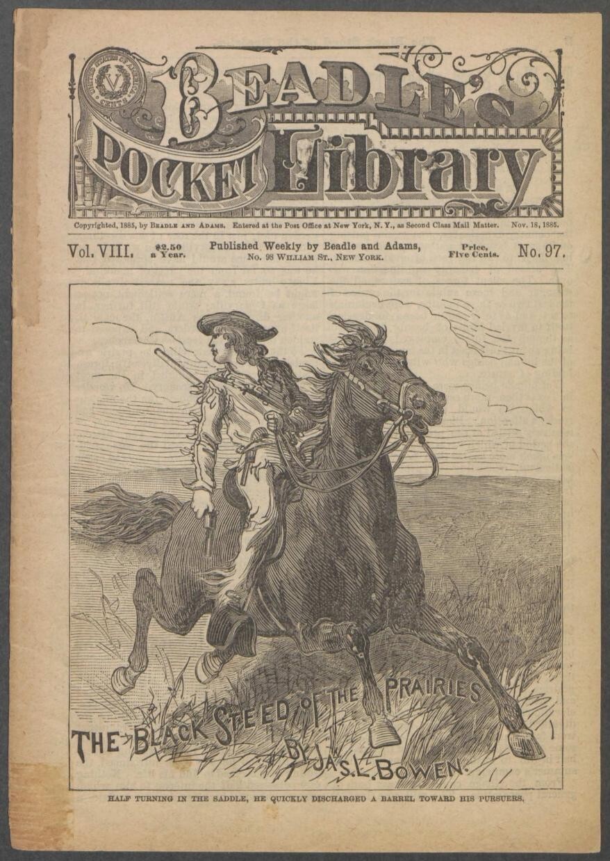 BEADLE’S POCKET LIBRARY 138 Unique Issue Collection On USB Flash Drive