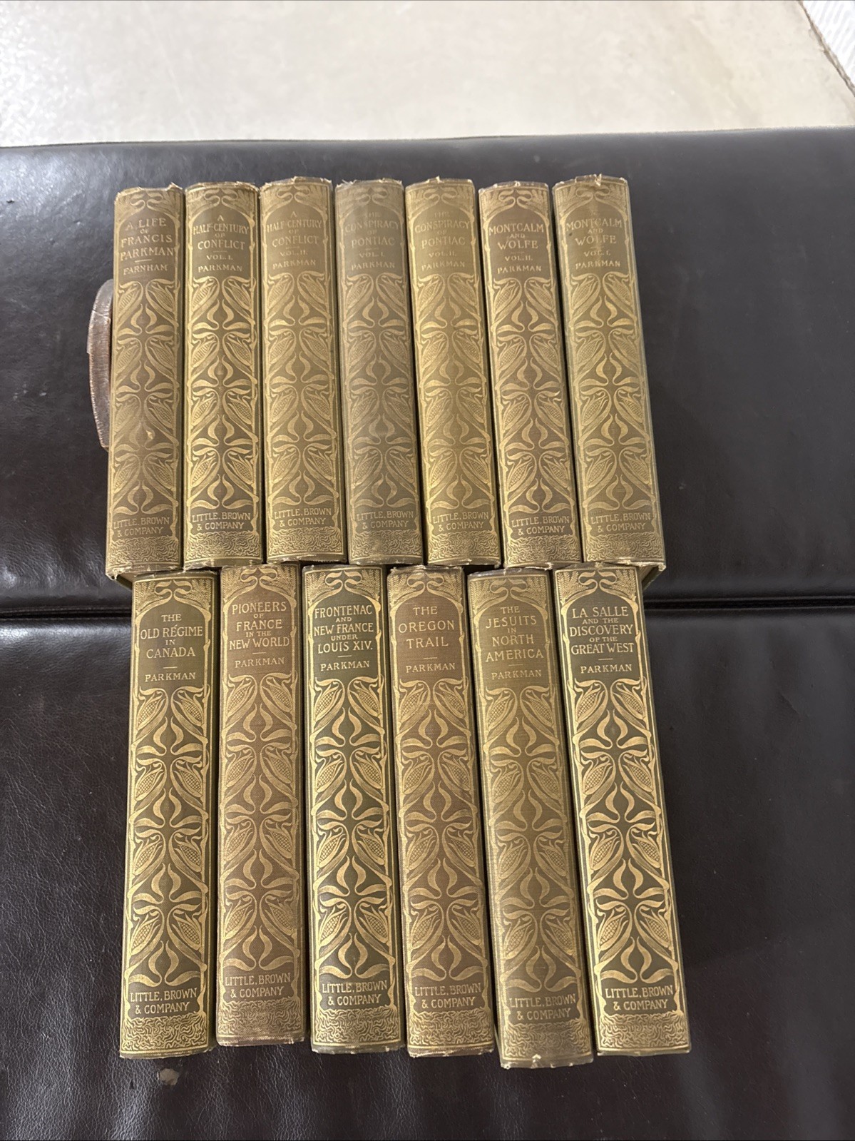 Francis Parkman 1903-1907-12 Volumes