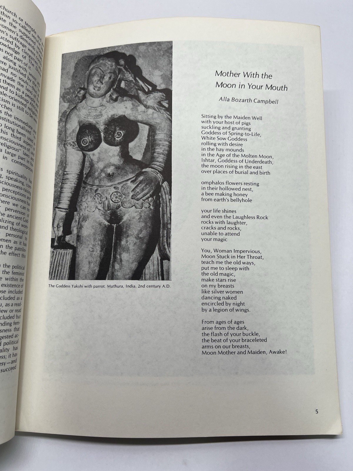 “The Great Goddess” Herisies: A Feminist Publication on Art & Politics (1982)