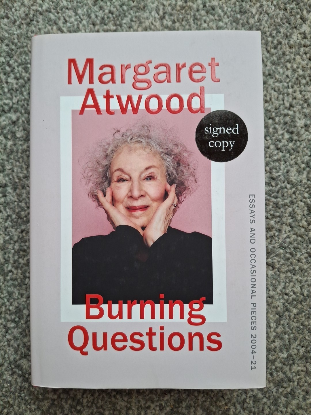 Signed First Edition – Margaret Atwood – Burning Questions