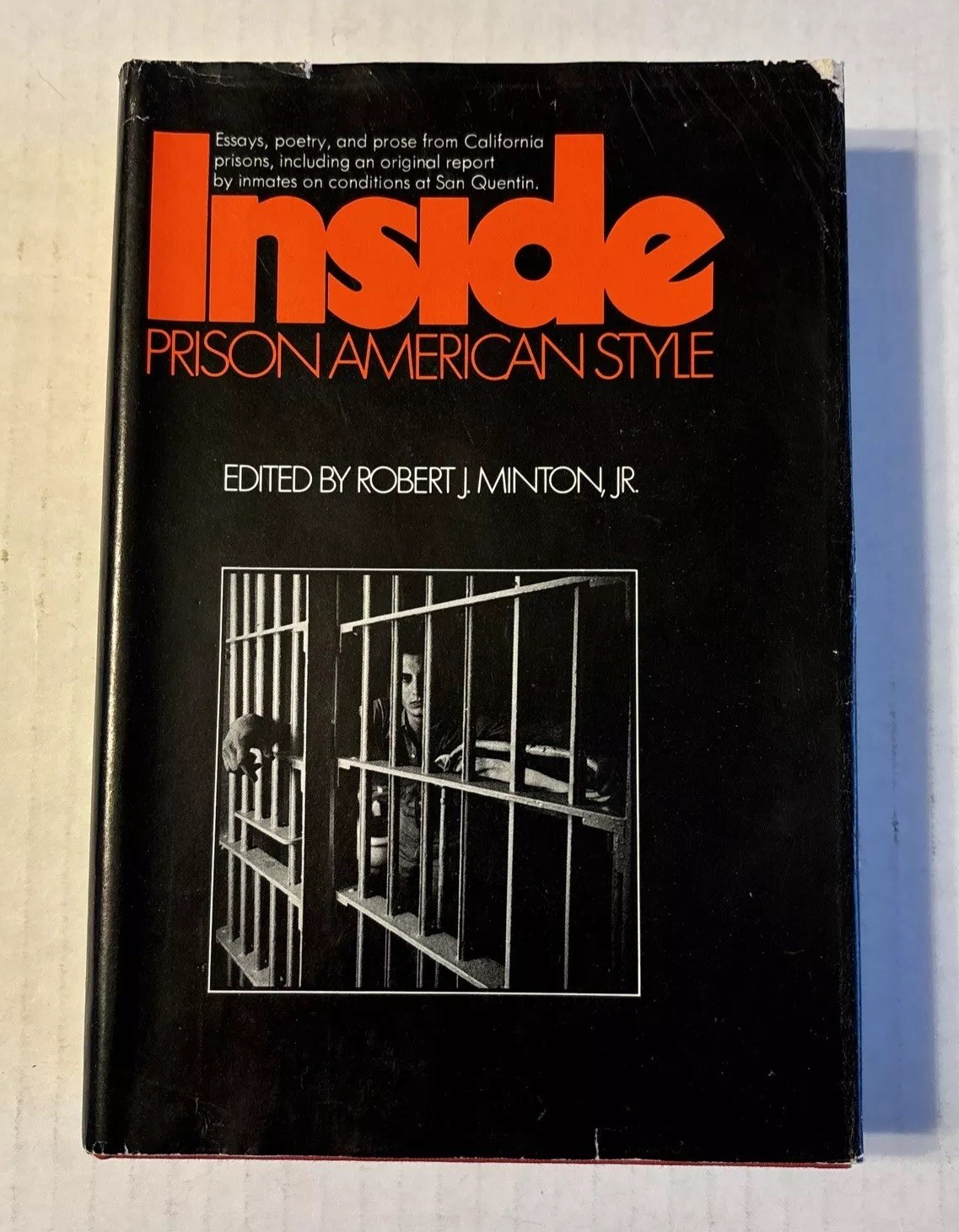 Inside Prison Book American Style Inmate Essays & Poetry 1st Edition 1971