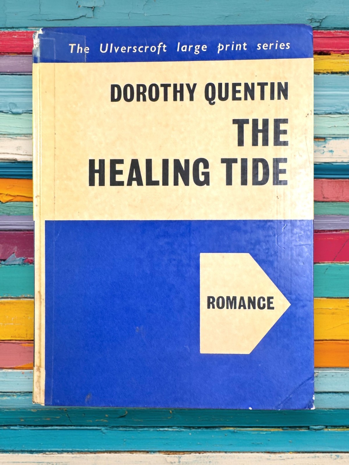 Vintage 1965 Large Print Romance HC – The Healing Tide by Dorothy Quentin
