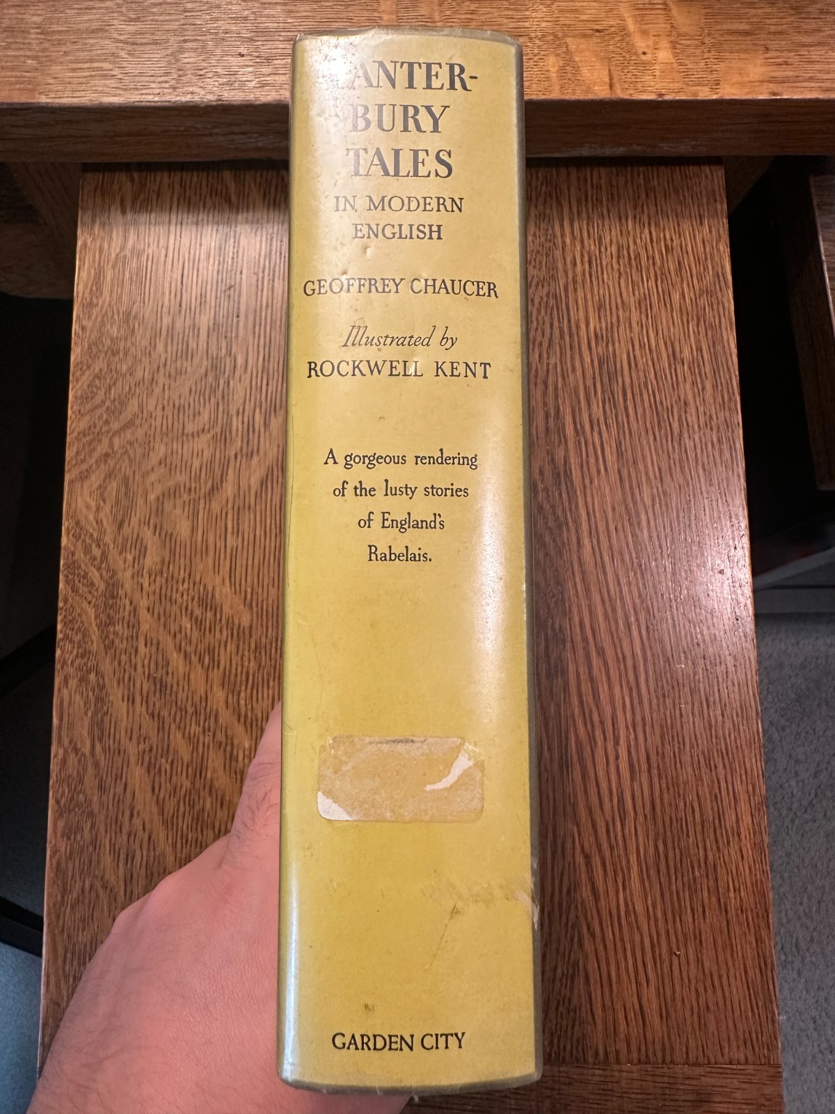 Canterbury Tales by Chaucer 1934 HC/DJ ILLUSTRATED by ROCKWELL KENT MEDIEVAL