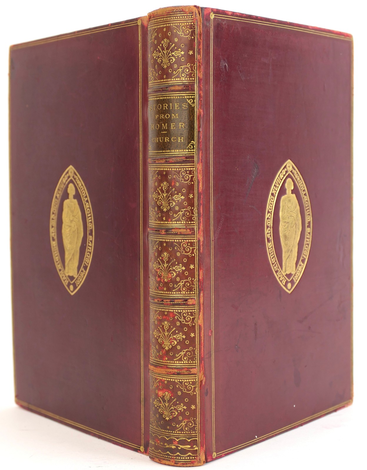 CHURCH, J. Alfred. “Stories From Homer” – – In a Fine Custom Binding