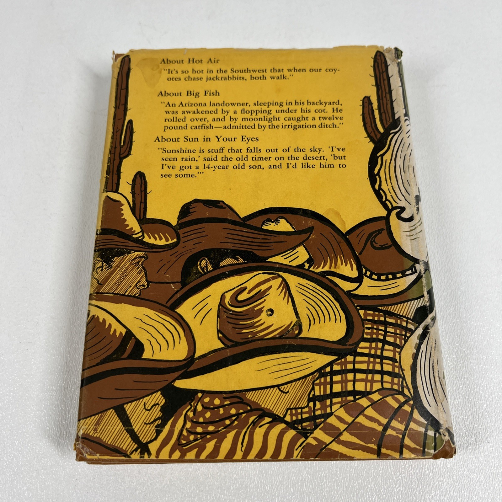 Sun In Your Eyes Book Southwest Oren Arnold 1947 First Edition Humor