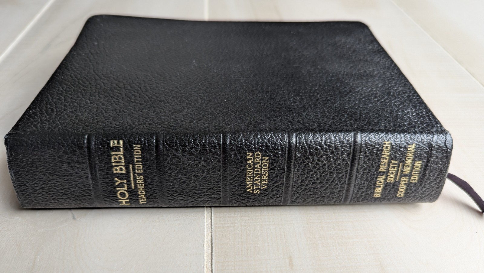 Holy Bible Teacher’s Edition American Standard Nelson Biblical Research Society