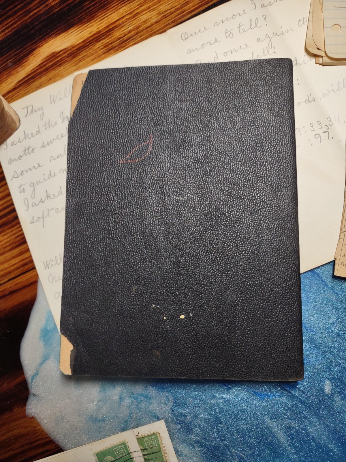 1901 Standard Bible w/ New Testament & Ephemera From 1940’s