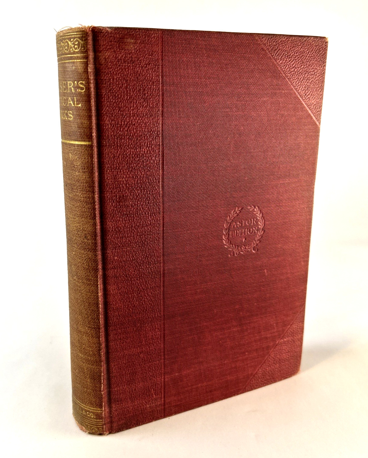 Antique Book The Poetical Works of Edmund Spenser Thomas Y. Crowell & Co.