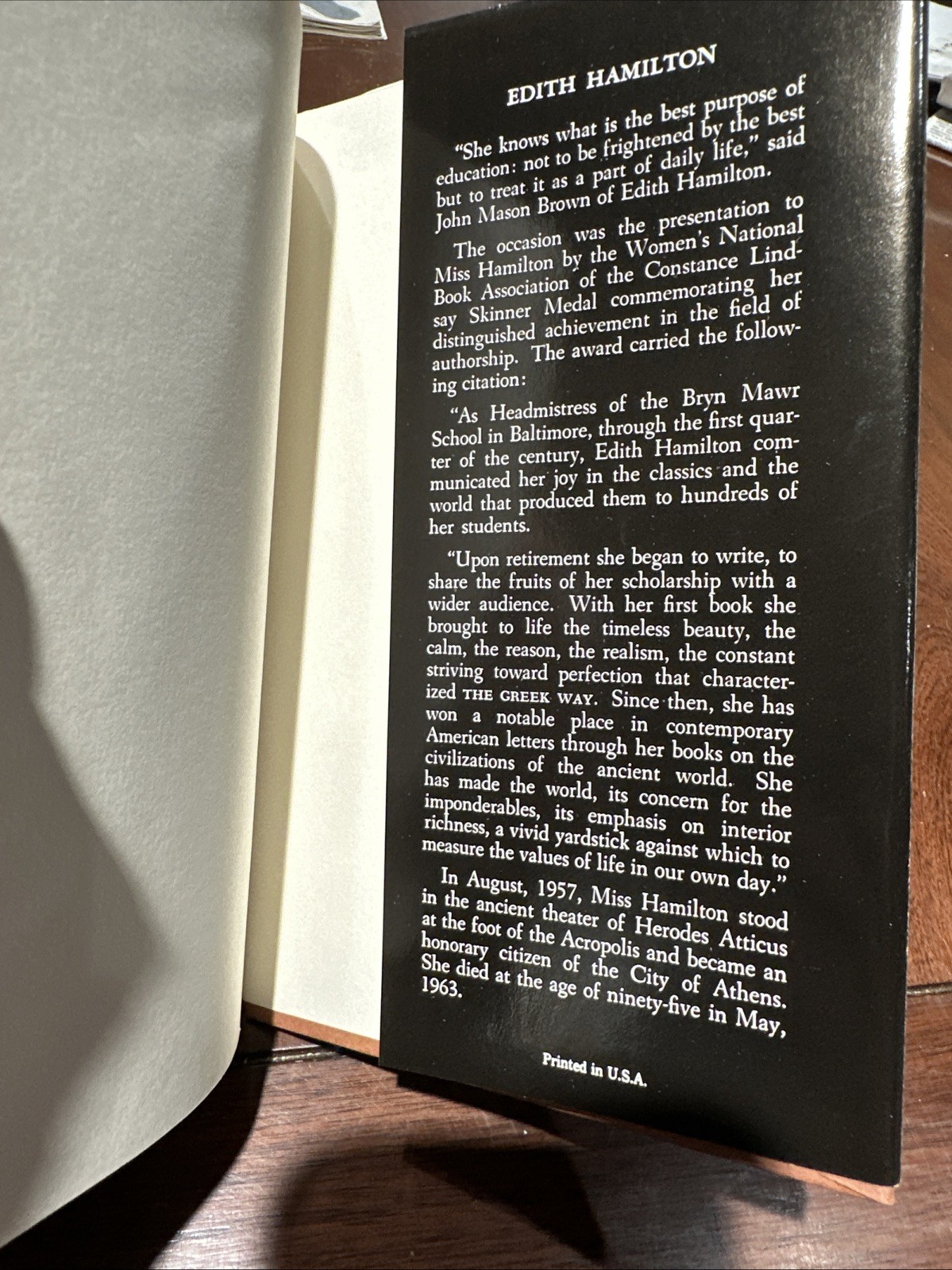 Mythology by Edith Hamilton 1942 First Edition HCDJ Illustrated B-111825