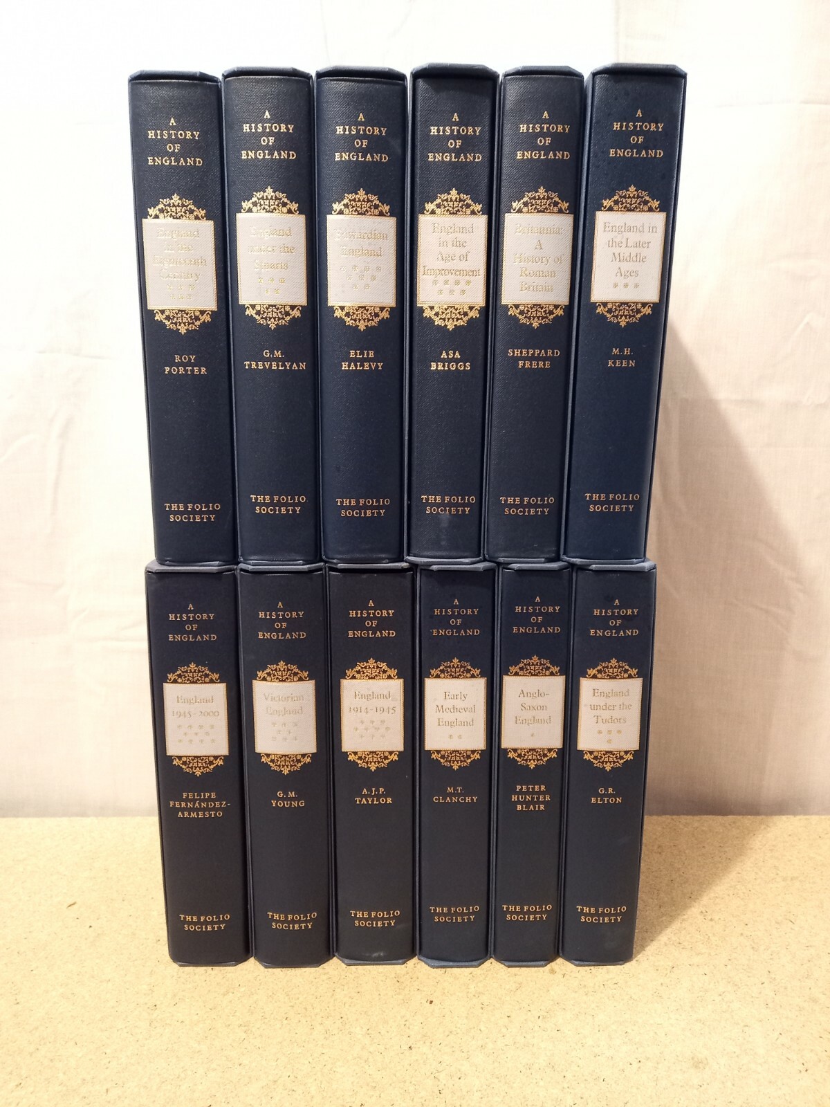 The Folio Society A HISTORY OF ENGLAND 12 Hardcover Volume Collection