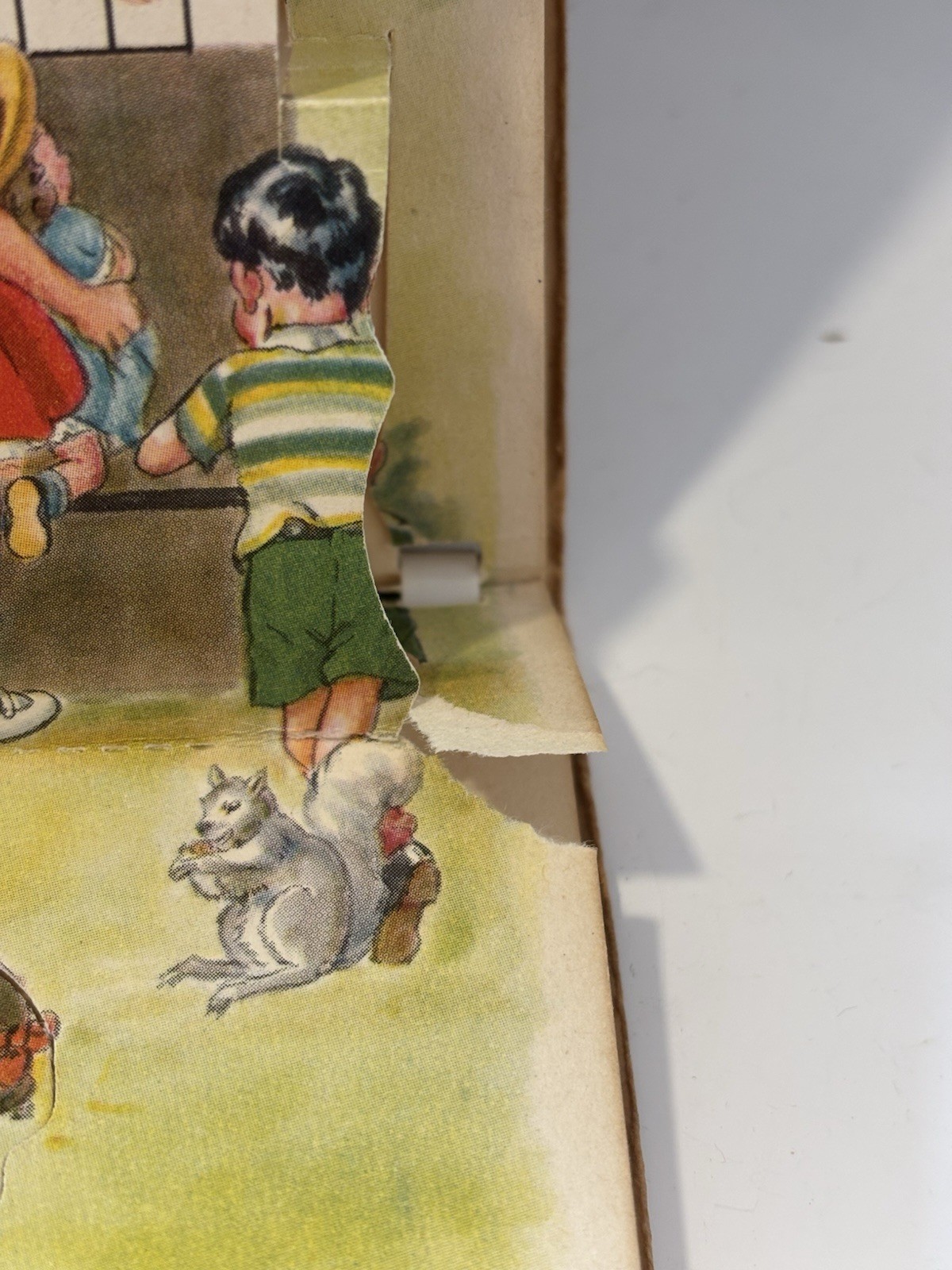Vintage Play Time In Action Pop Up Book 1949 Softcover Spiral Bound