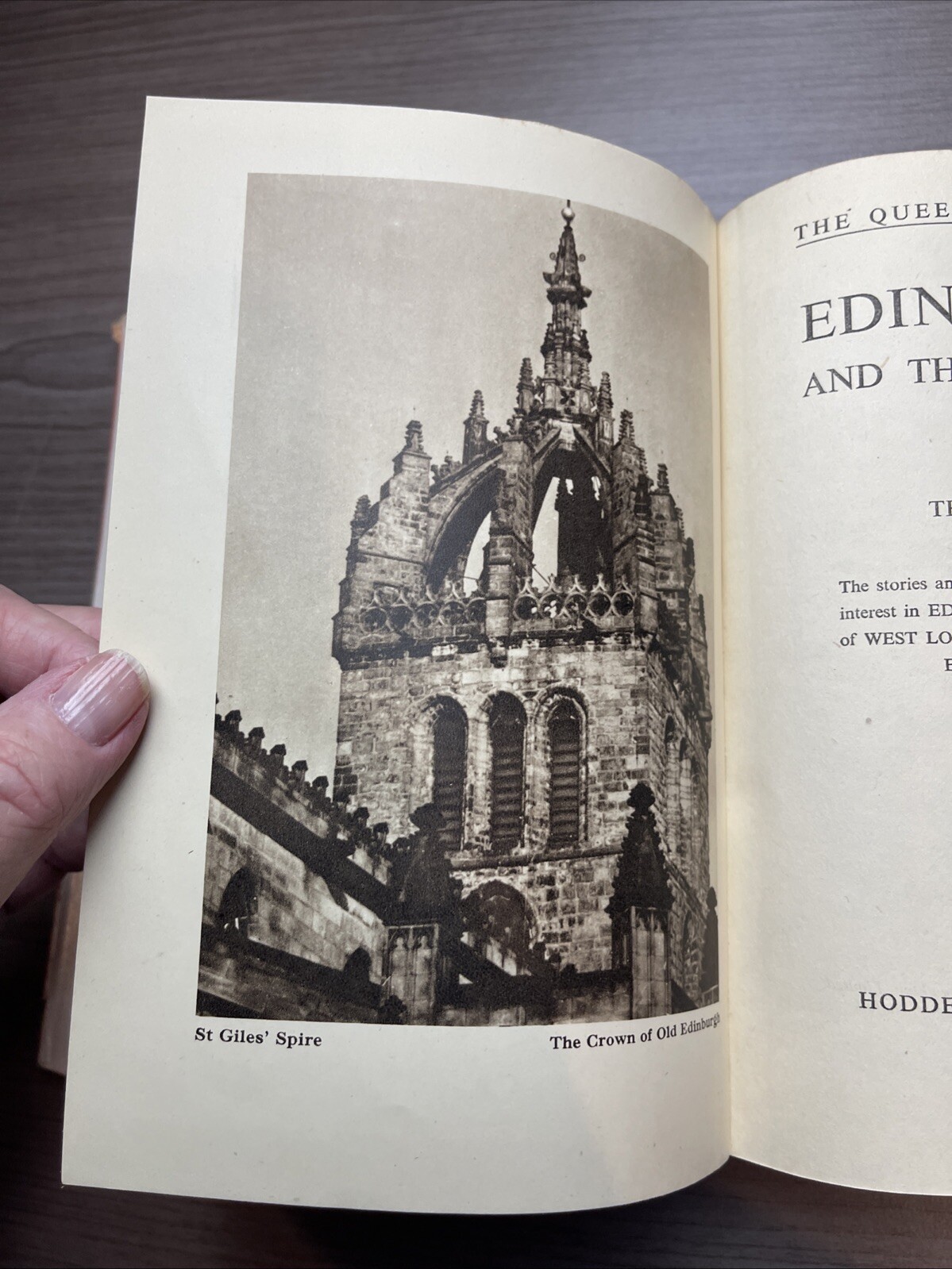EDINBURGH AND THE LOTHIANS – 1952 – History – Legends – Vintage – Scotland