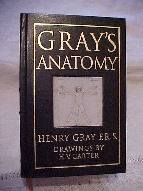 GRAY’S ANATOMY (1995) BARNES NOBLE LEATHER REPRINT of 1901 Edition