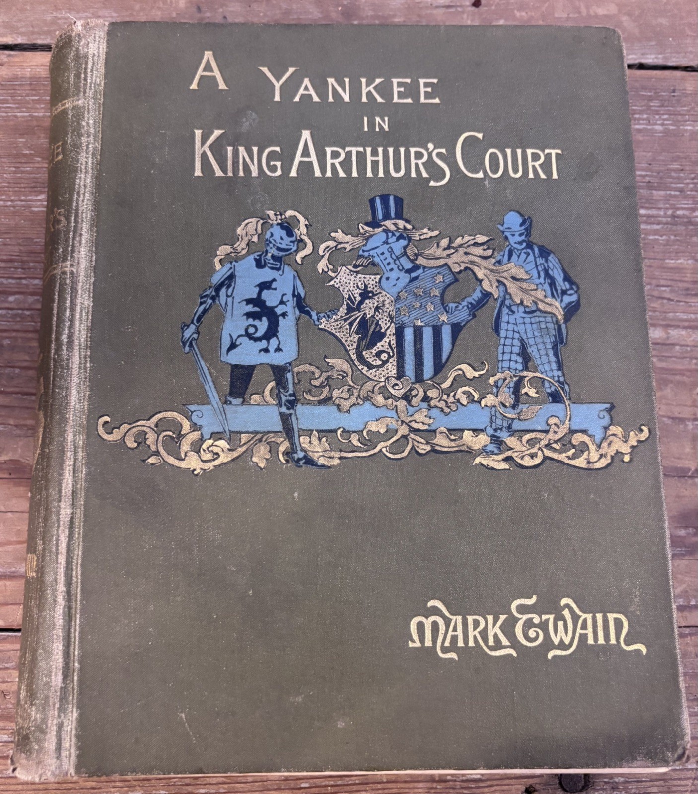 A Connecticut Yankee in King Arthur’s Court 1891 Mark Twain Antique Hardcover