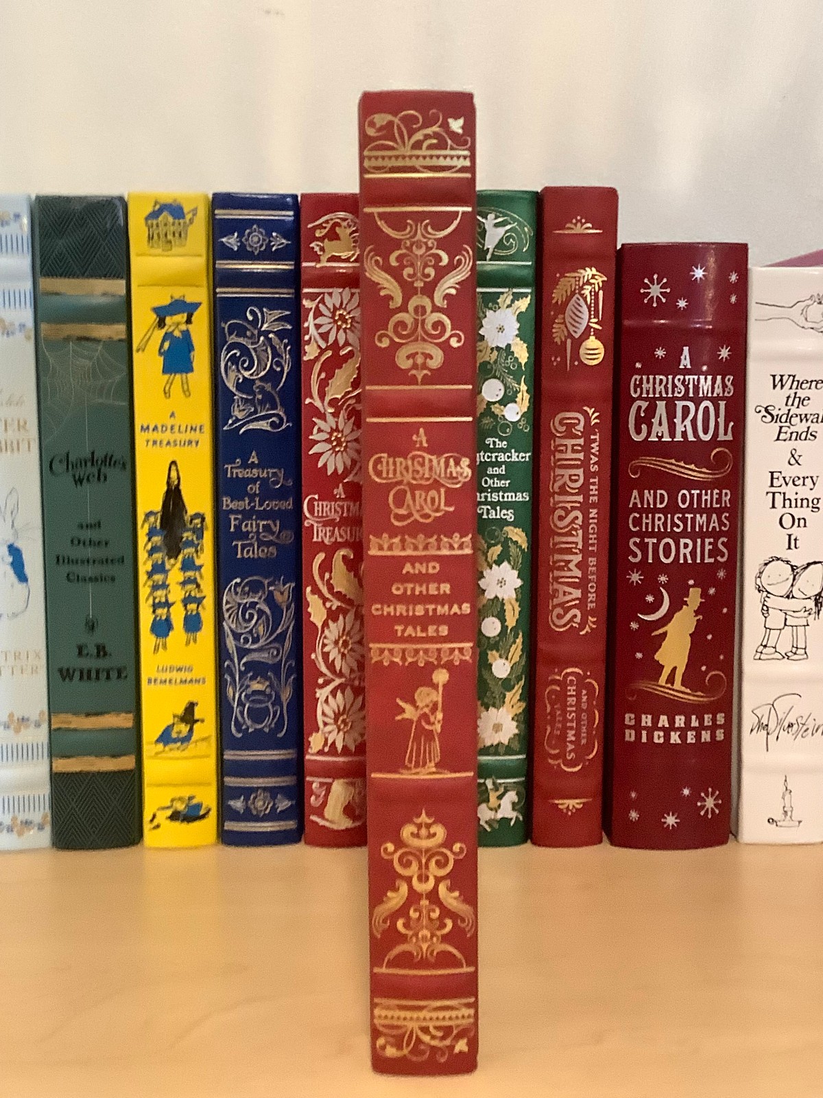 A Christmas Carol and Other Christmas Tales – Stories & Poems – oversize leather