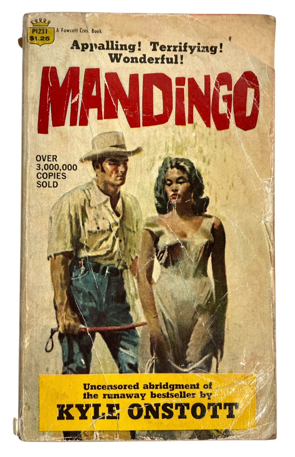Mandingo Kyle Onstott Authorized Uncensored Abridgment 1970 Paperback Vintage