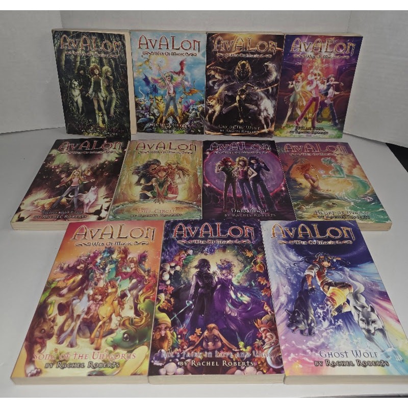 Avalon Web of Magic Series 1-3, 5-12 Almost Complete Book Lot Childrens Books