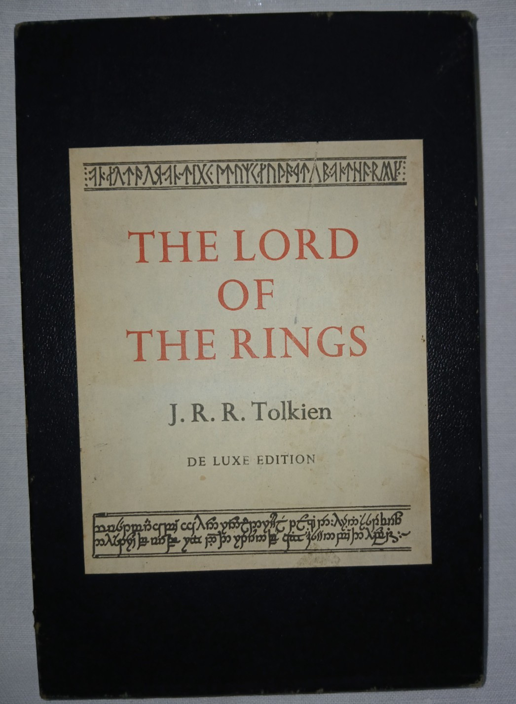 Lord of the Rings, J.R.R.Tolkien, Boxed DeLuxe Edition 7th imp, 1979. Read