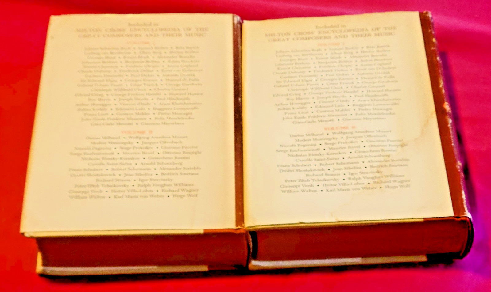 VTG Music Encyclopedia Lot Norman Lloyd 1st Ed + Milton Cross 2-Vol Set 1962-68