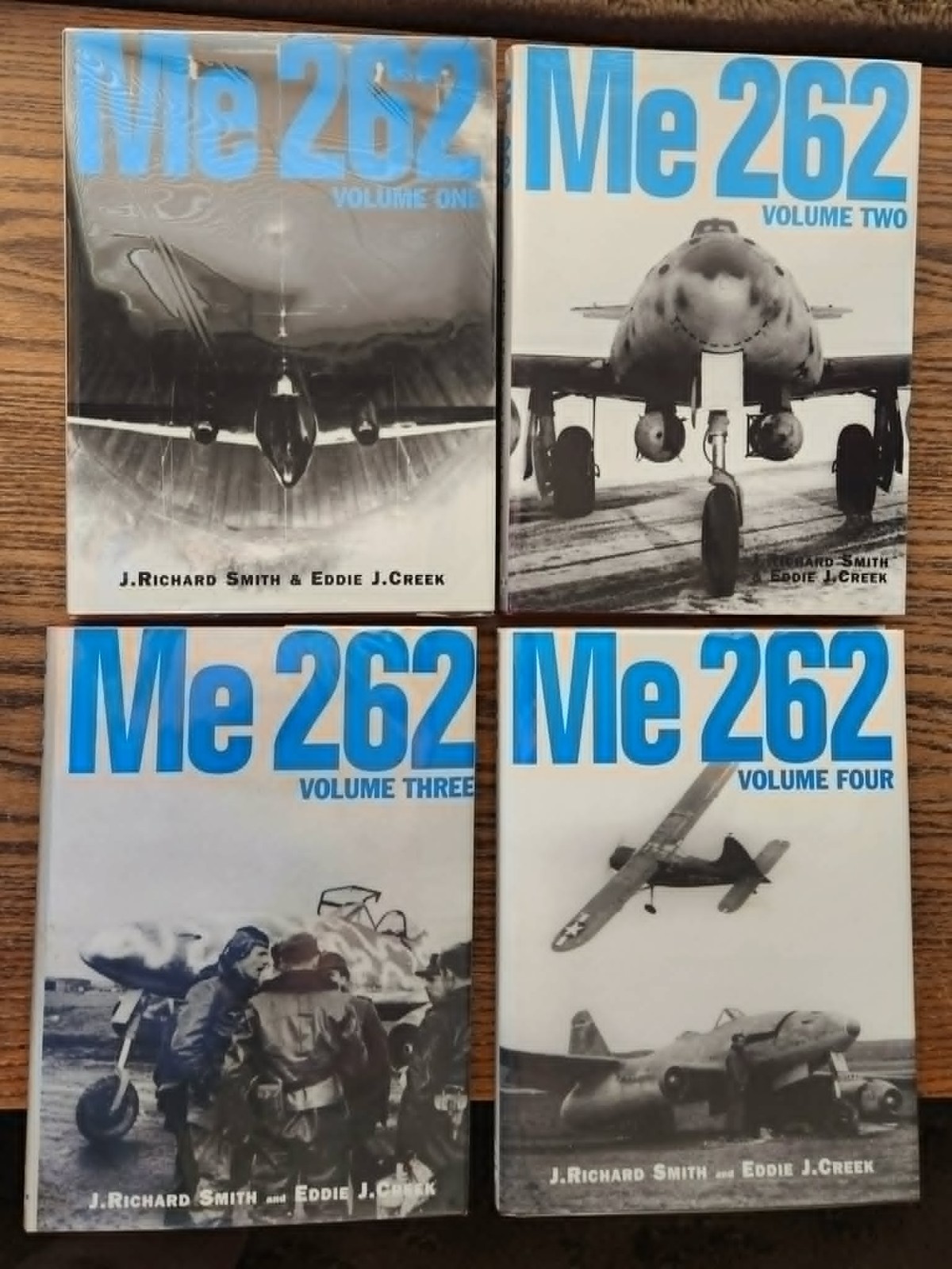 ME 262 Four Volumes By Richard Smith and Eddie Creek Classic Publications