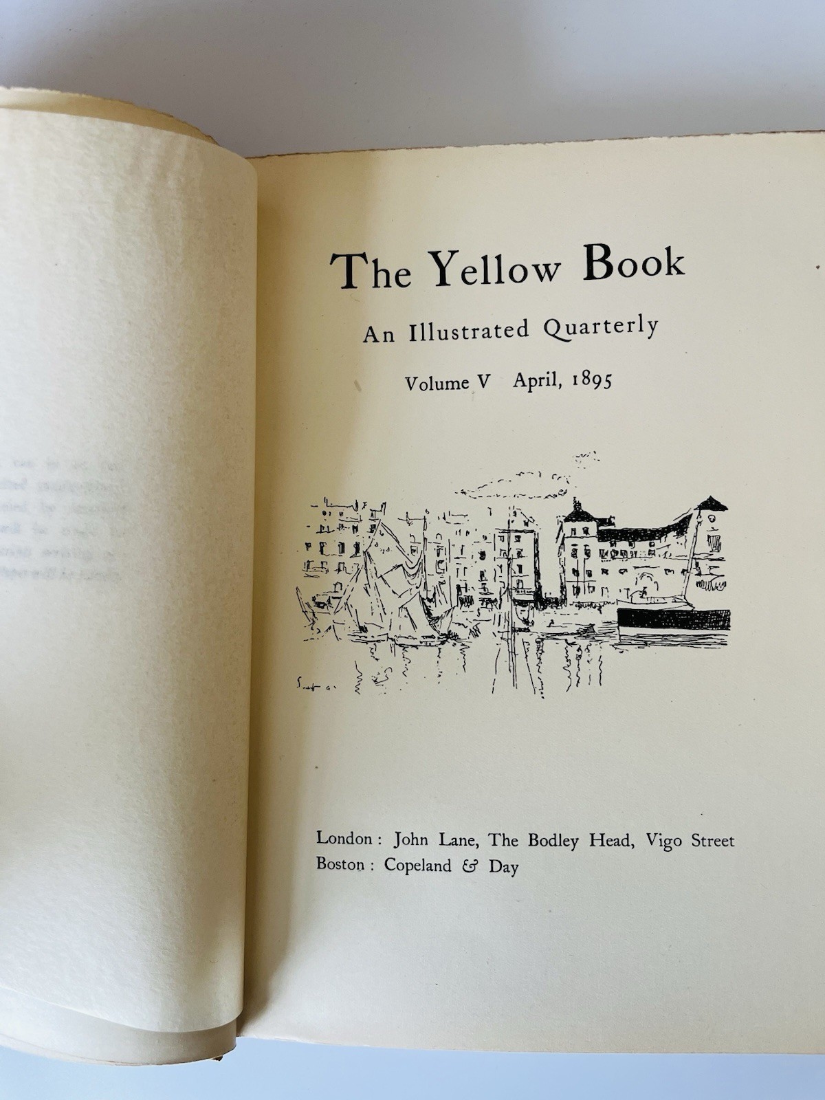 The Yellow Book Volume V April 1895 Illustrated Art Literature
