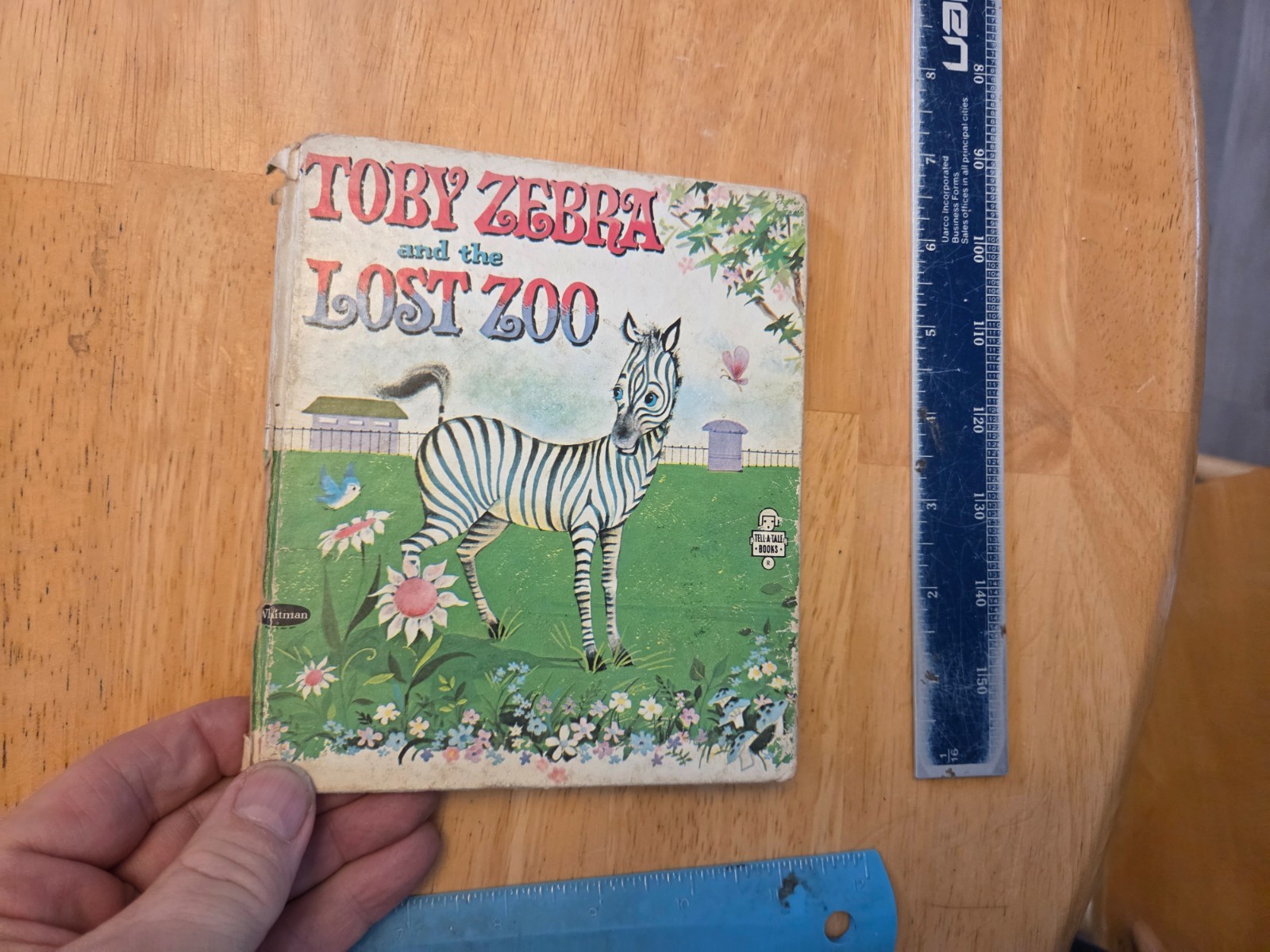 Toby Zebra and the Lost Zoo by Donna Pape – 1963 Whitman Tell-A-Tale Hardcover