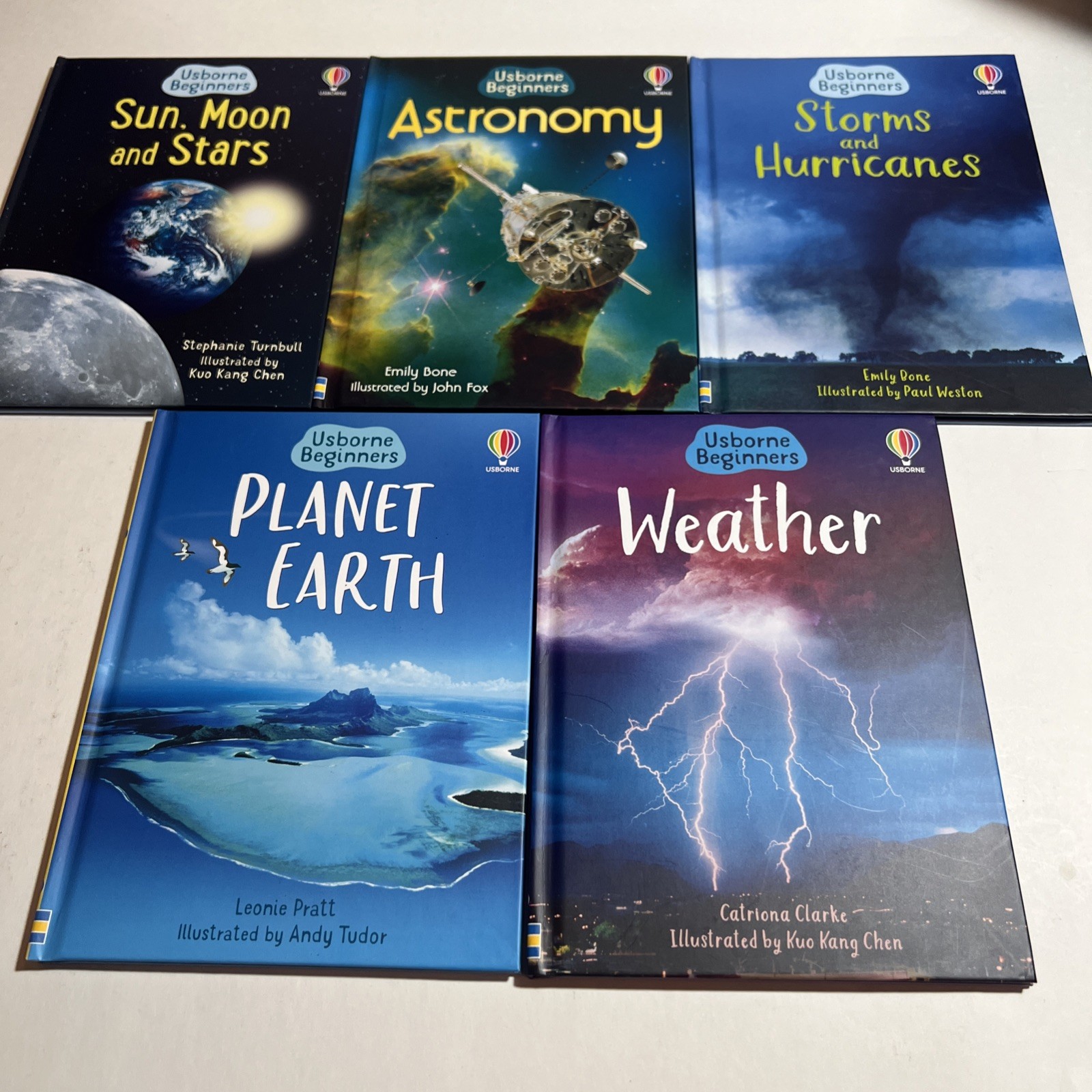 10 Book Boxed Set Usborne Beginners Science Collection hardcover like new